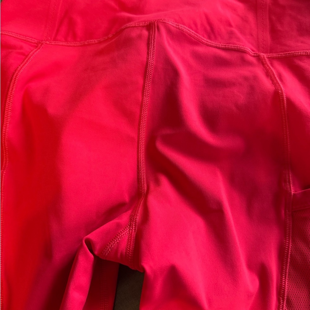Vibrant Pink Athletic Leggings